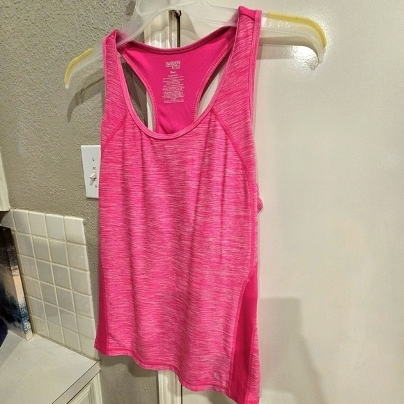 Danskin Now Tops - NEW DANSKIN NOW Fitted Dri More pink sports tank. XL (16-18)